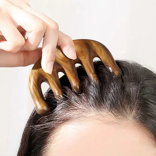 Golden Rosewood Scalp Massage Comb